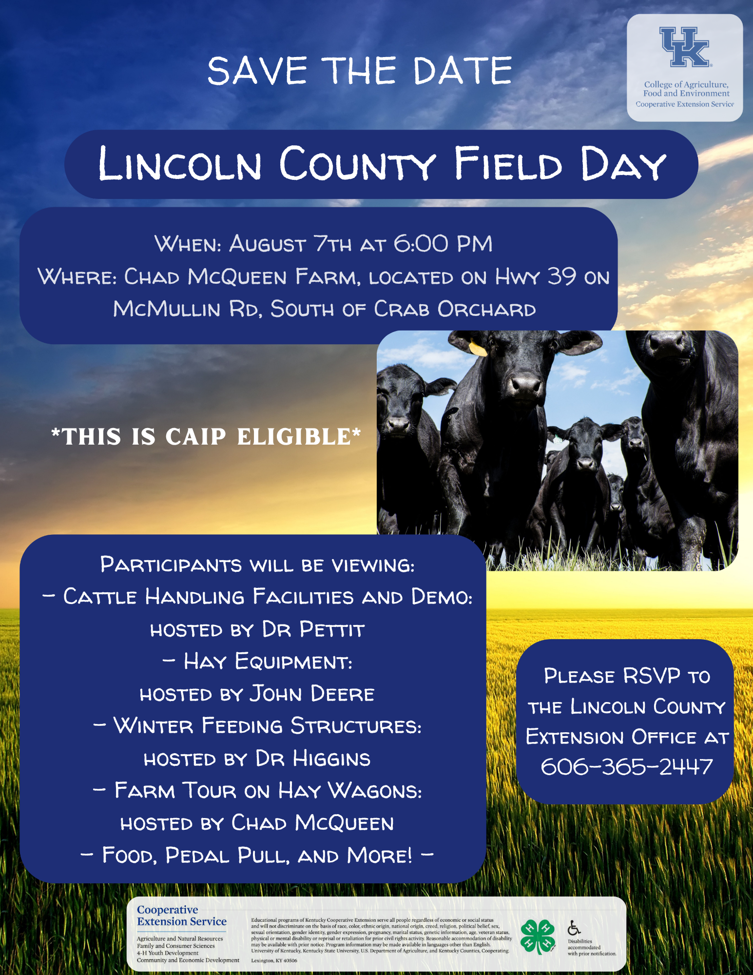 Lincoln County Field Day Flyer